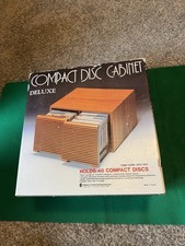 Wooden vintage storage - vintage, cd