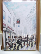 Newcastle United The Strawberry pub 50cm x 75cm wall art print