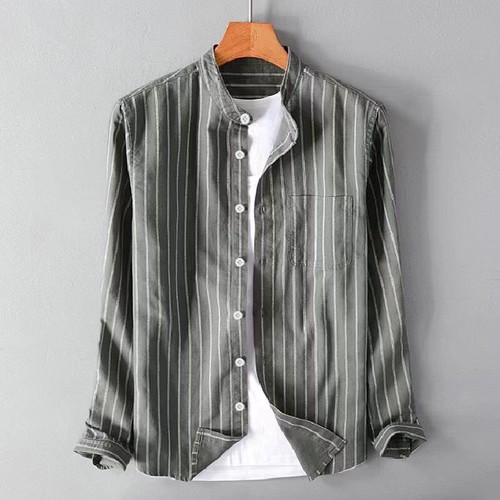 Mens long sleeve retro striped - mens,