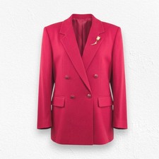 Vintage 80s red wool blend - vintage,