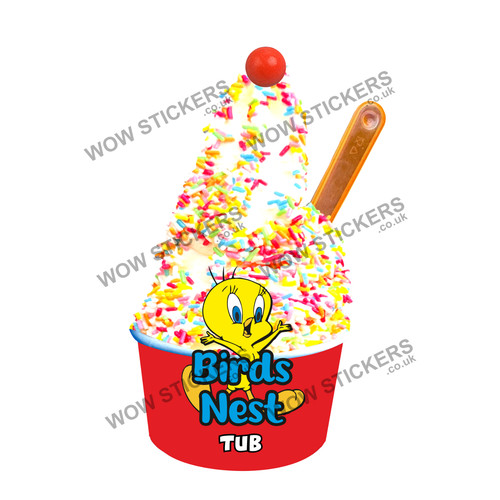 Ice cream van - , sticker