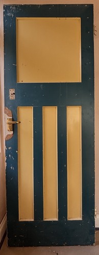 Vintage wood internal door