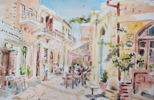 Island of Crete Greece, town