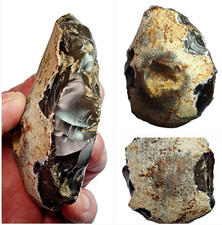 Prehistoric Middle Palaeolithic Small Ovate Flint Handaxe – N. Cambridgeshire