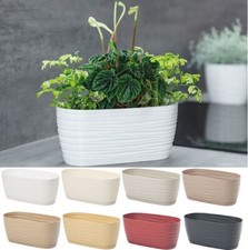 Trough plant pot long plastic - trough,