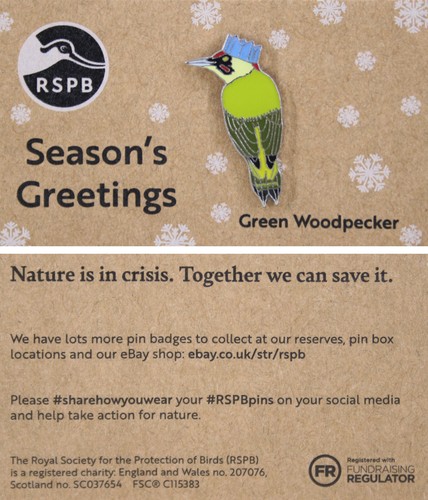 Rspb pin badge niic - badge,