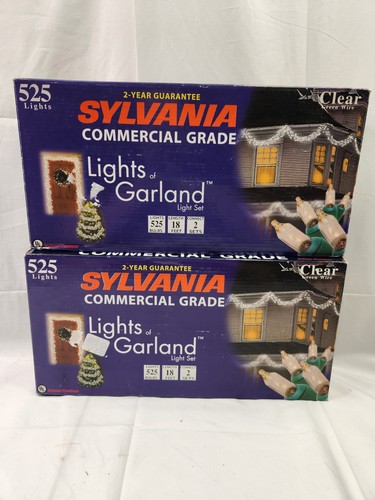 Lot sylvania lights garland - lot,
