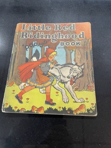 Antique little red - red, riding