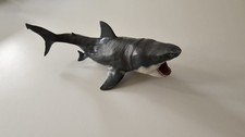 PNSO Megalodon Great White Patton Shark Figure Marine Animal Fish Figure PVC Toy