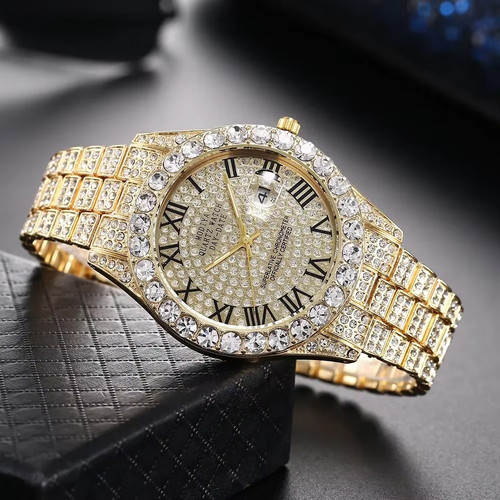 Luxury gold men hip hop - luxury,