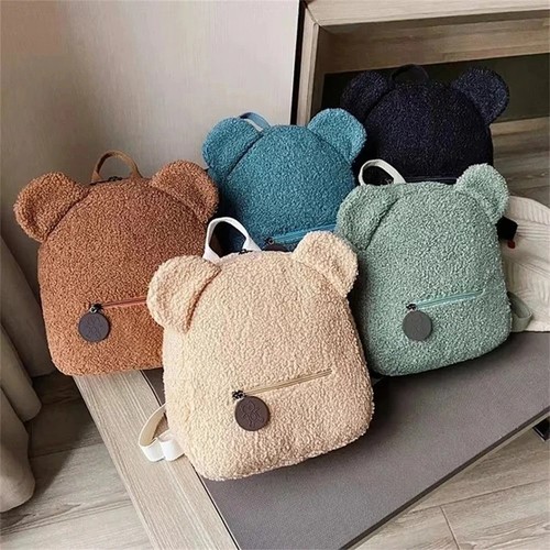 Kids teddy fleece backpack - kids,