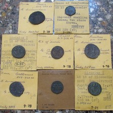 EIGHT IDENTIFIED ANCIENT ROMAN