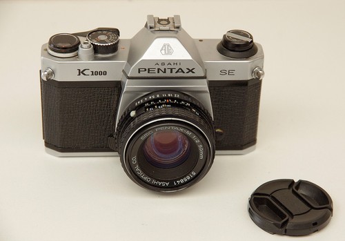 Pentax k1000se 35mm film - pentax,