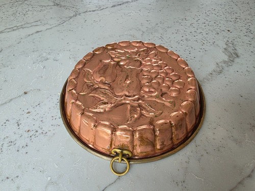 Vintage copper tin lined - vintage, jelly