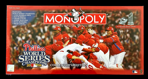 2008 monopoly phillies world - phillies,