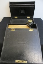 Vintage/Antique Travel Writing Case with Slope, Inkwell and Stationery Holder