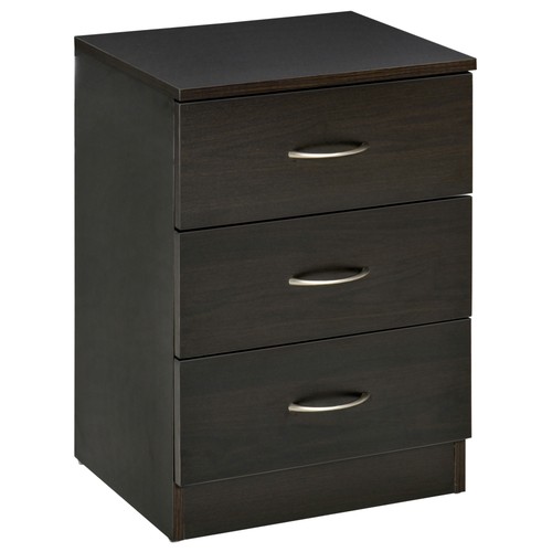 Homcom modern drawers side - homcom, 3