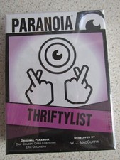 MGP PARANOIA THRIFTY LIST