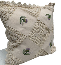 Cushion Cover Crochet Lace
