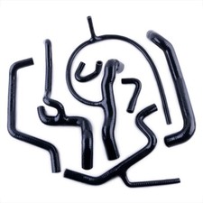 Black Silicone Radiator & Heater Hose for VW GOLF Mk3 VR6 Jetta Vento A3 1994-98