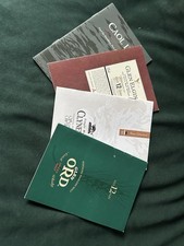 Whisky Booklets X 4