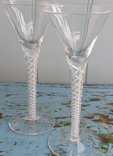 Antique style air twist stem - style,