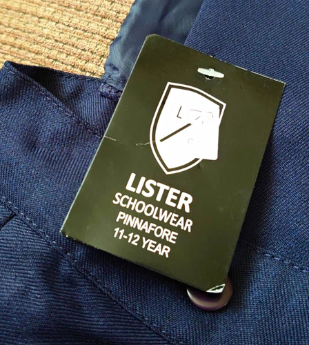 Lister girls navy pleated - lister,