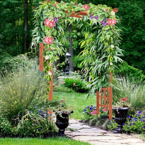 Wood wedding arbor arch - wedding,