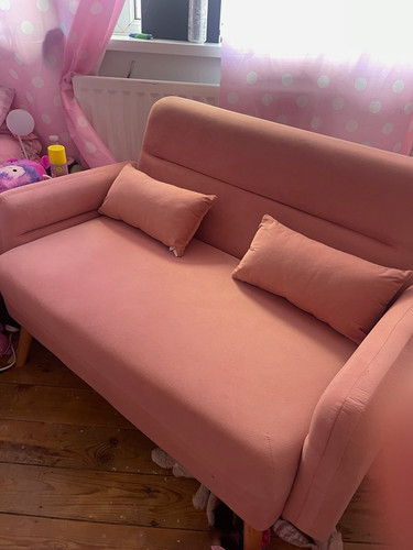 Pink crushed velvet - pink,