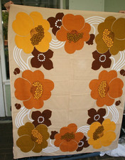 Two vintage tablecloths 1960s - tablecloths,,