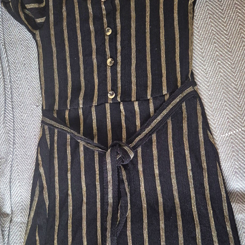 Womens black beige striped - f&f,