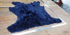 Navy Blue Genuine SheepSkin