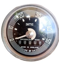 Vint Solex, Runabout Puch Moped Smiths Speedo+Bracket NOS 50s 60s  70s, 50mm Dia