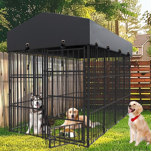Large outdoor kennel welded - outdoor,