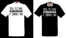 Doberman Dog T Shirt Hi