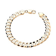 9ct Yellow Gold on 925