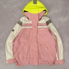Vintage Henri Lloyd Hooded Jacket L Women's Pink Rain