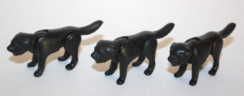 Playmobil lot black wolf - of, 3