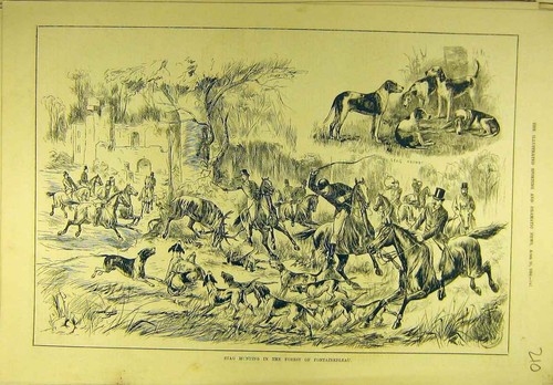 Original old antique print - antique,