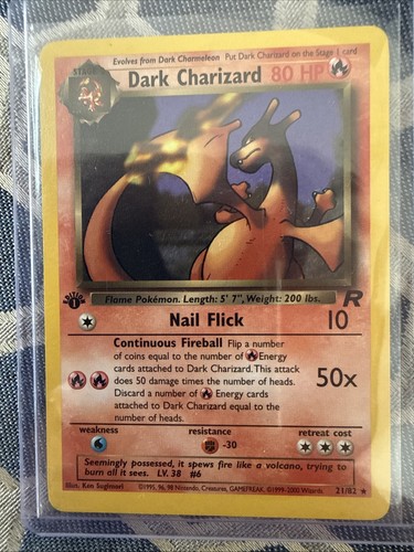 Dark charizard 1st edition - dark,