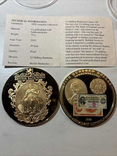 Two coin collection gold - two,