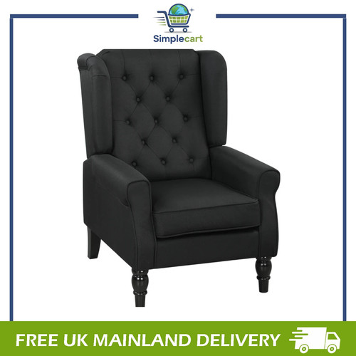 Accent chair wingback armchair - chair,