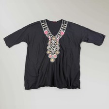 Johnny Was Blouse Tunic Top