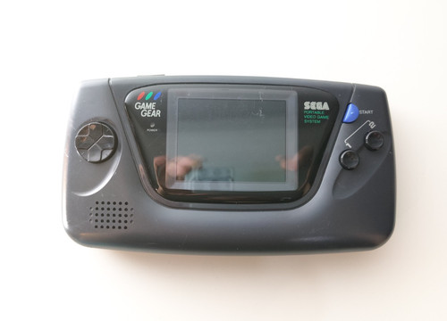 Sega game gear console - game,