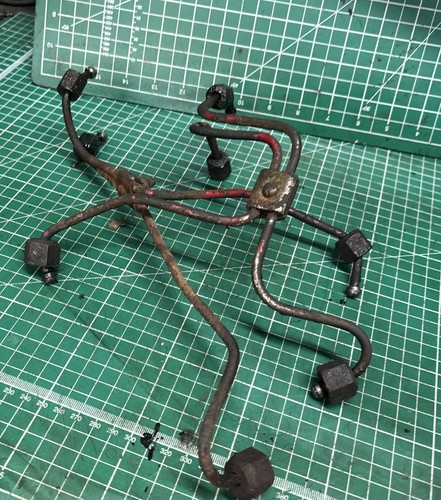 Rotary pump injector pipe set - pump,