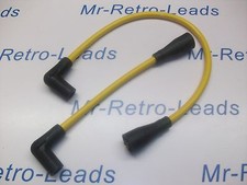 YELLOW 8MM PERFORMANCE IGNITION LEAD HARLEY DAVIDSON FATBOY 1340 1996 EVO ENGINE
