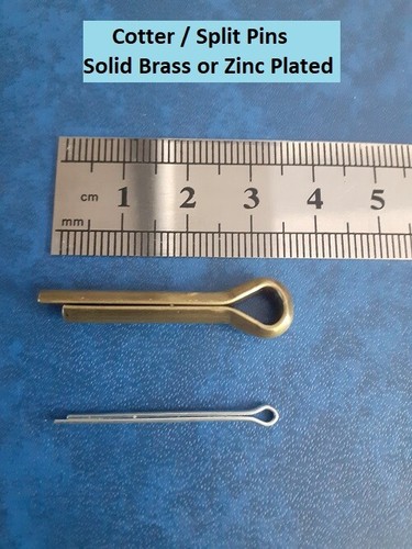 Split cotter pins brass or - brass,