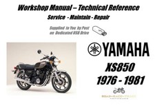 Yamaha XS850  XS 850 Service