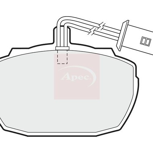 Apec brake pad - brake, disc