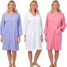 Womens Zip Through Robe Ladies